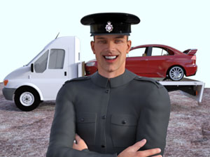 laughing policeman